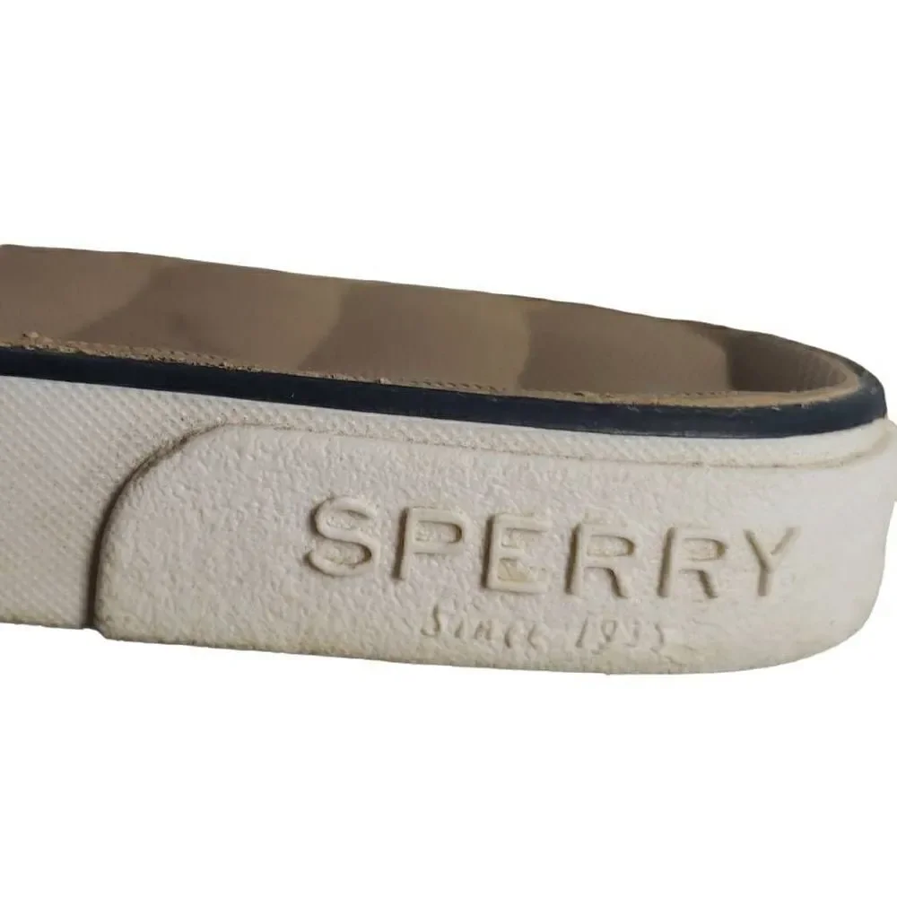 Sperry Tan Flip Flops